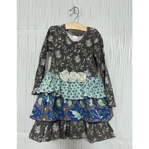 Giggle Moon Girls Cotton Tule Dress - Made in USA